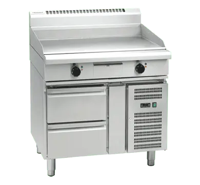 Waldorf 800 Series GP8900E-RB - 900mm Electric Griddle - Refrigerated Base