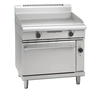 Waldorf 800 Series GPL8910EC - 900mm Electric Griddle Convection Oven Range Low Back Version