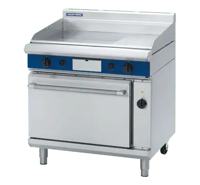 Blue Seal Evolution Series GPE56 - 900mm Gas Griddle Electric Convection Oven Range