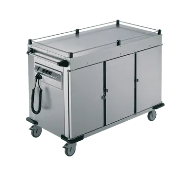 Rieber NORM-III-0 - 3 x Heated Cabinets Mobile Food Transport Trolley
