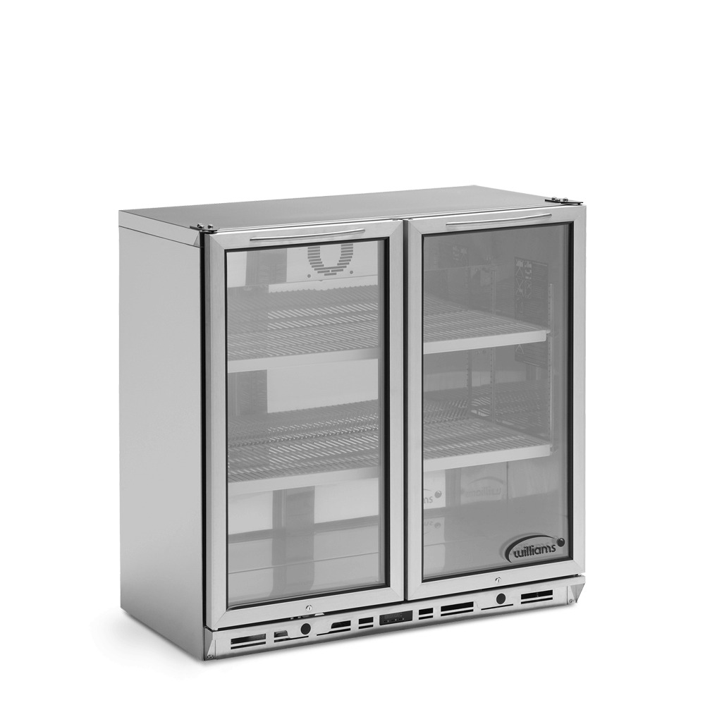 Bottle Cooler - Two Door Stainless Steel Bottle Cooler BC2SS