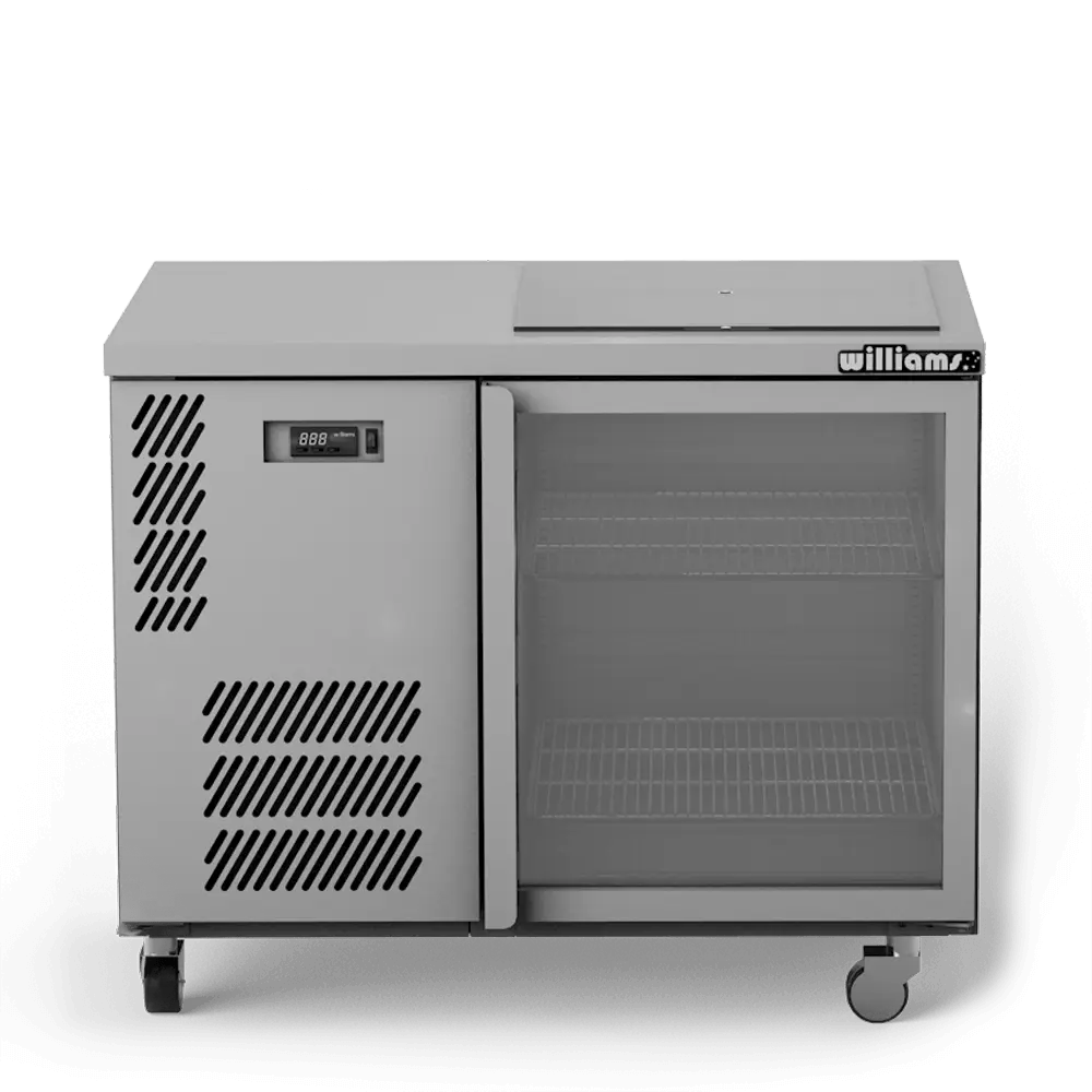 Glass Chiller - One Door Spring Loaded Glass Chiller GC1UGDSL