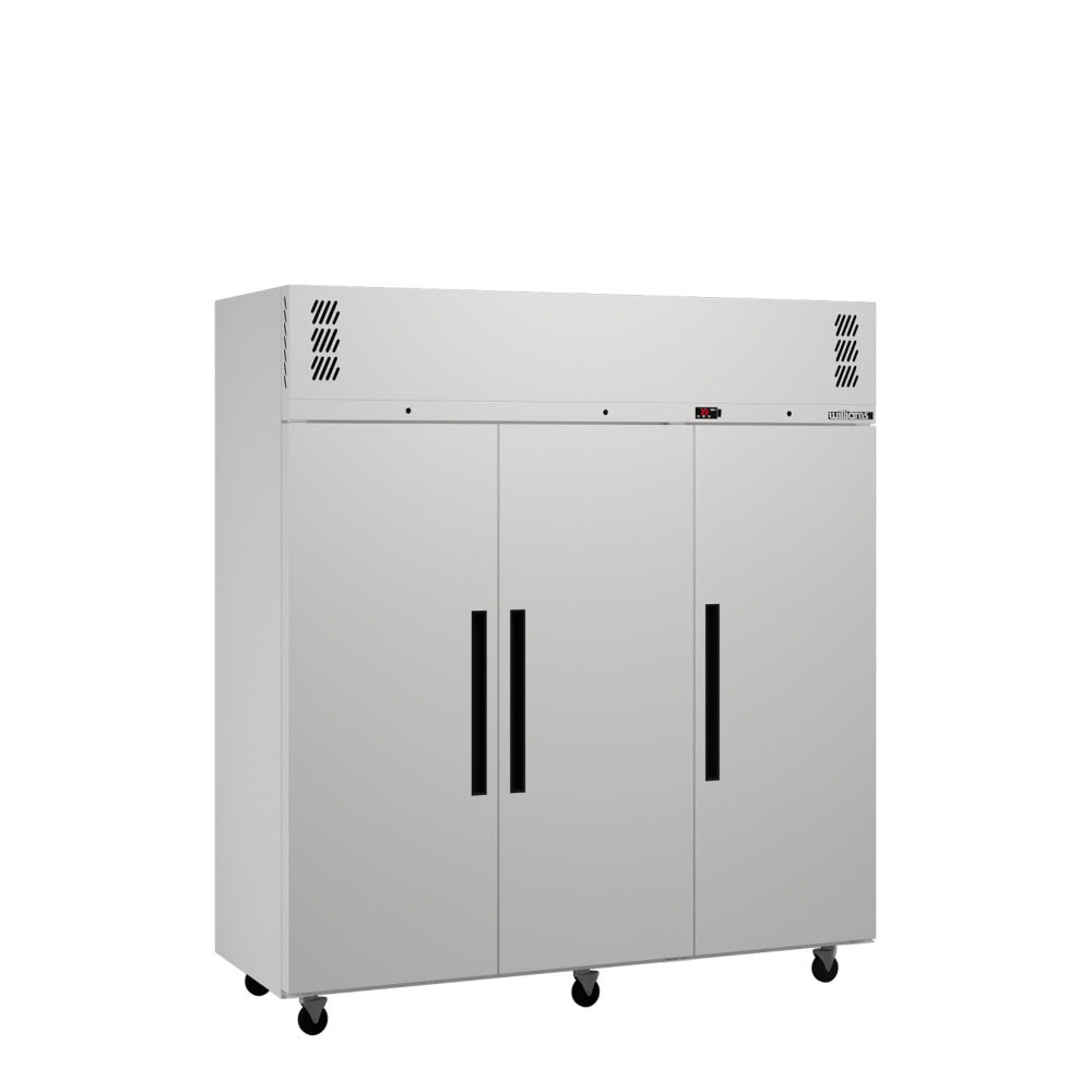 Pearl - Three Door White Colorbond Upright Storage Refrigerator HP3SW