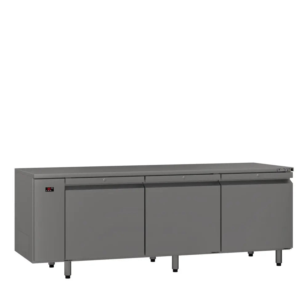Emerald - Three Door Stainless Steel Remote Under Counter Freezer LE3RSS