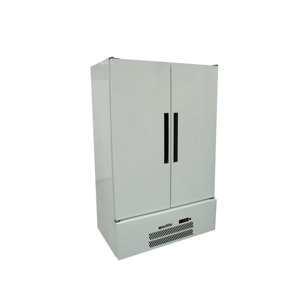 Quartz Star - Two Door White Colorbond Upright Storage Refrigerator HQS2SW