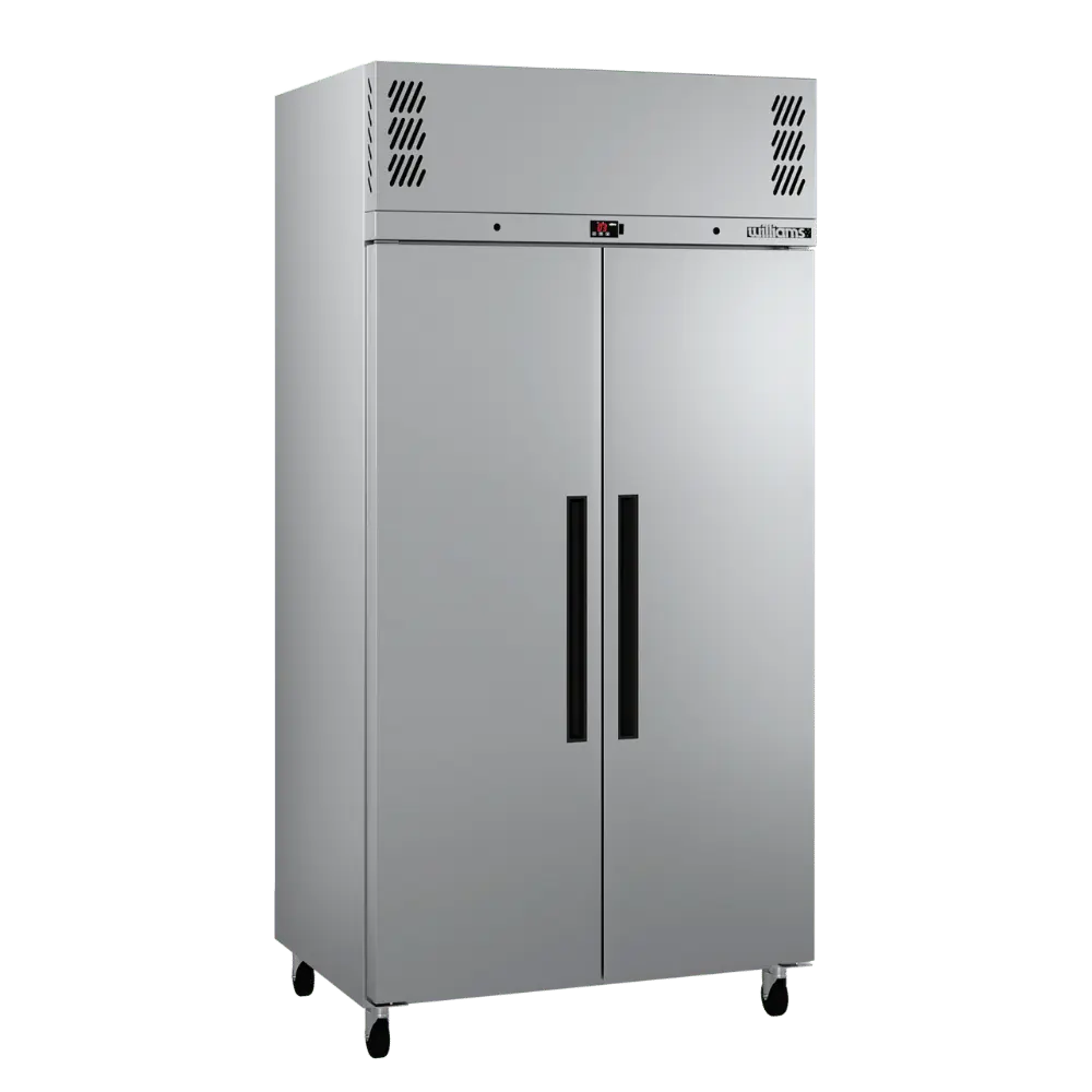 Pearl - Slim Two Door Stainless Steel Upright Storage Freezer LPR2SS