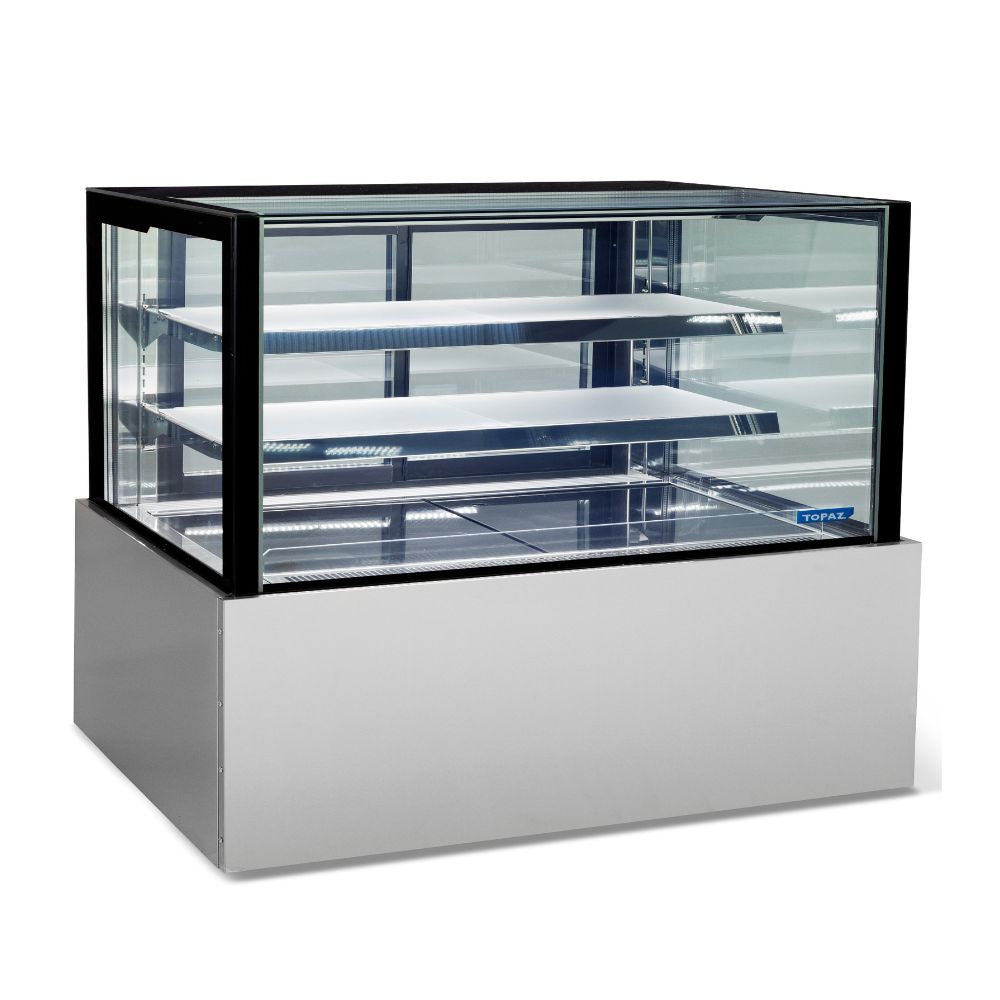 Topaz Cake Display - 1800Mm Two (Plus Base) Tier Free Standing Ambient Cake & Food Display HTG18