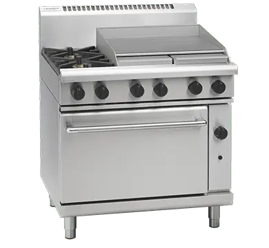 Waldorf 800 Series RNL8616G - 900mm Gas Range Static Oven Low Back Version