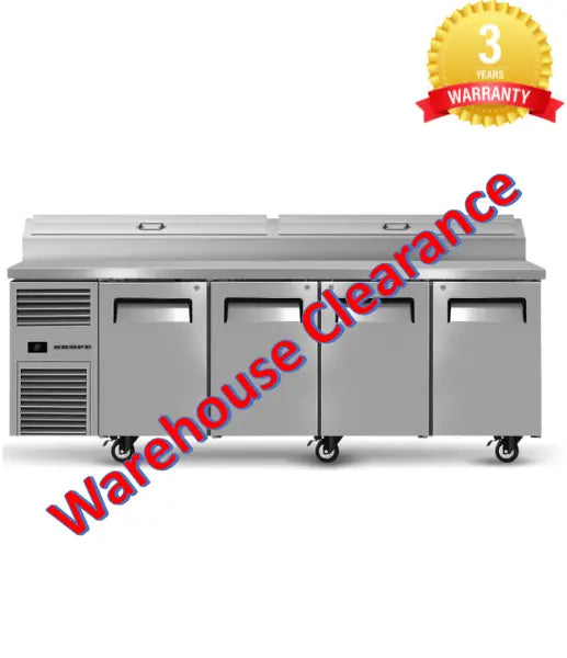 ReFlex 4 Solid Door GN Compatible Pizza Preparation Fridge RF8.PPZ.4.SD