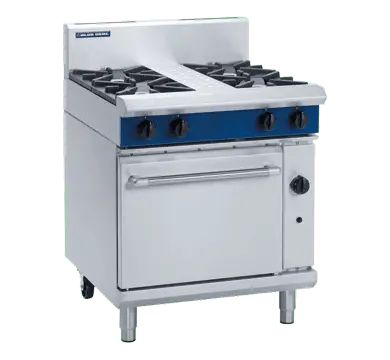 750mm commercial gas range and static oven, an example of commercial cooking equipment