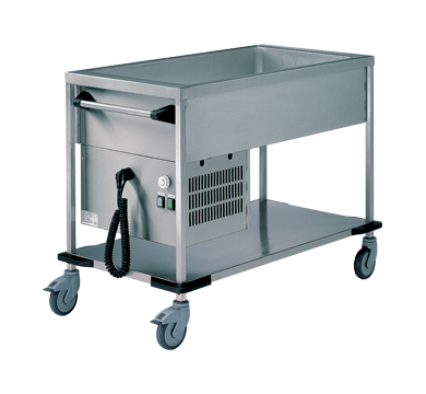 Rieber ZUB 3-K - 3 x 1/1 GN Delivery Trolley - Cooled