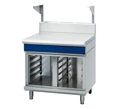 Blue Seal Evolution Series B90S-CB - 900mm Bench Top With Salamander Support – Cabinet Base