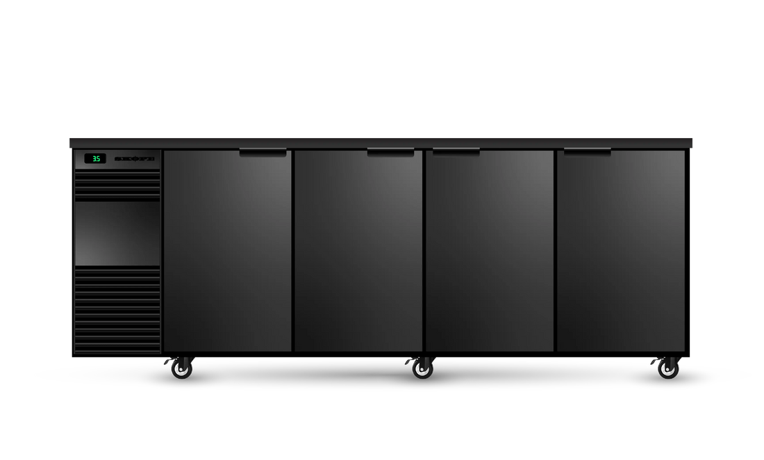 BackBar 4 Solid Swing Door Fridge BB.4.SSW