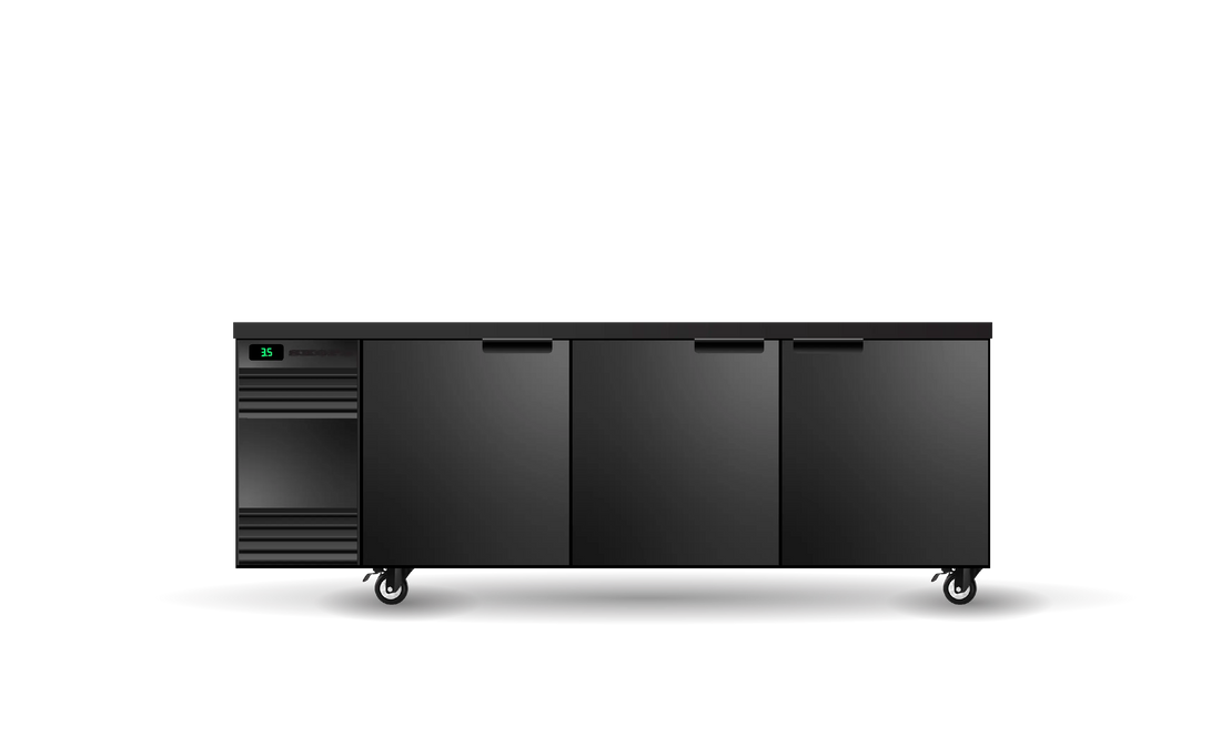 BackBar 3 Solid Swing Door SlimLine Fridge SL.3.SSW