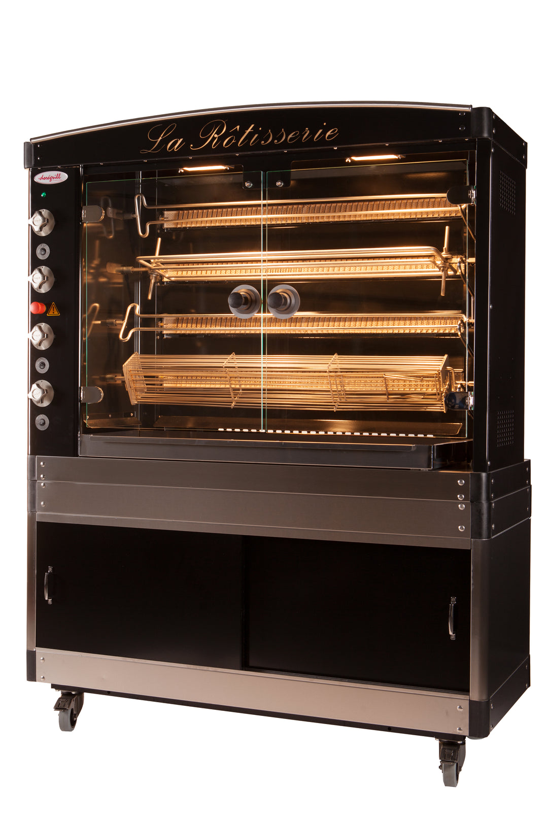 DOREGRILL MAG4-G-WW  MAG 4 - TRADITIONAL GAS ROTISSERIE 4 SPITS