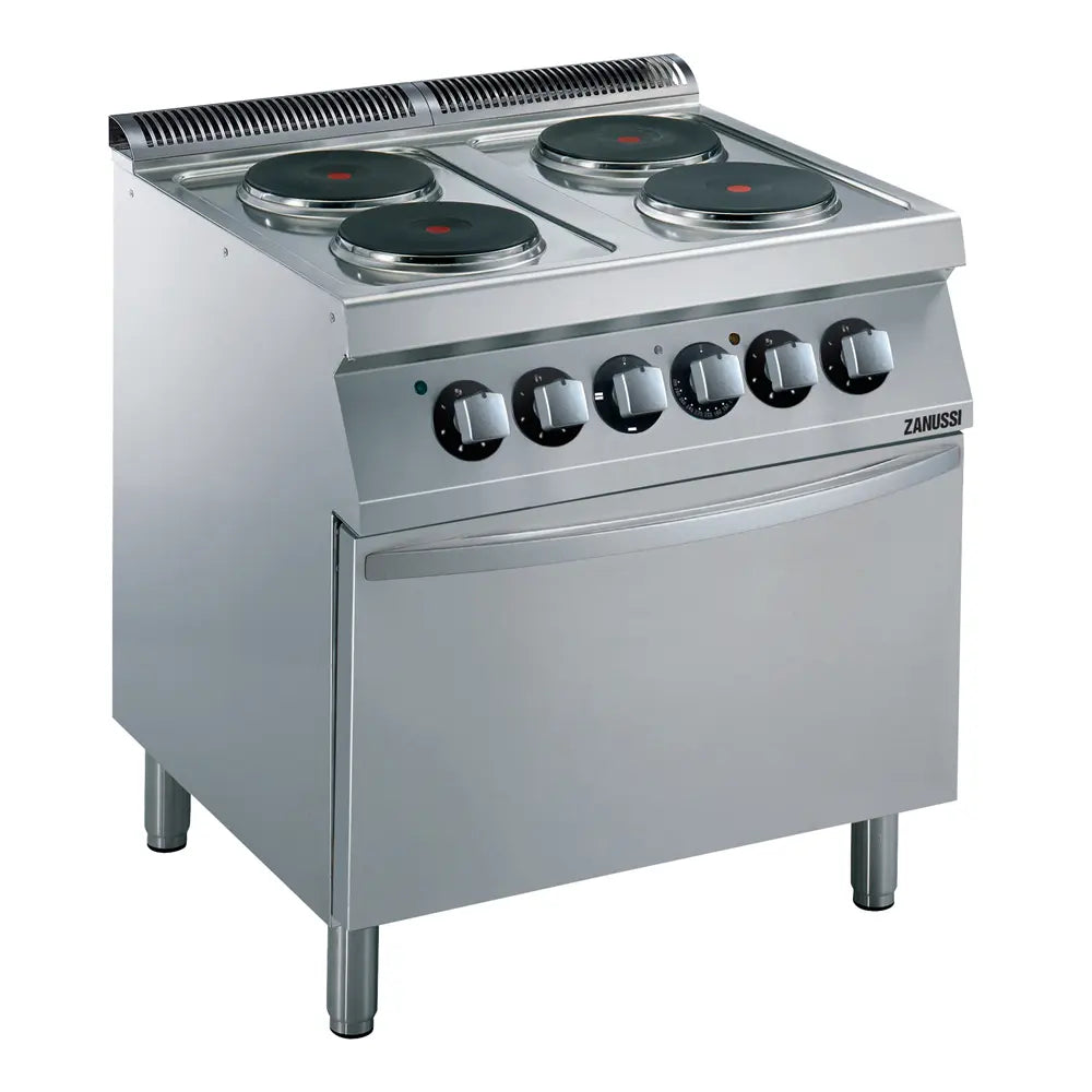 Electric 800mm 4 Hot Plate Boiling Top with Electric Static Oven 372016