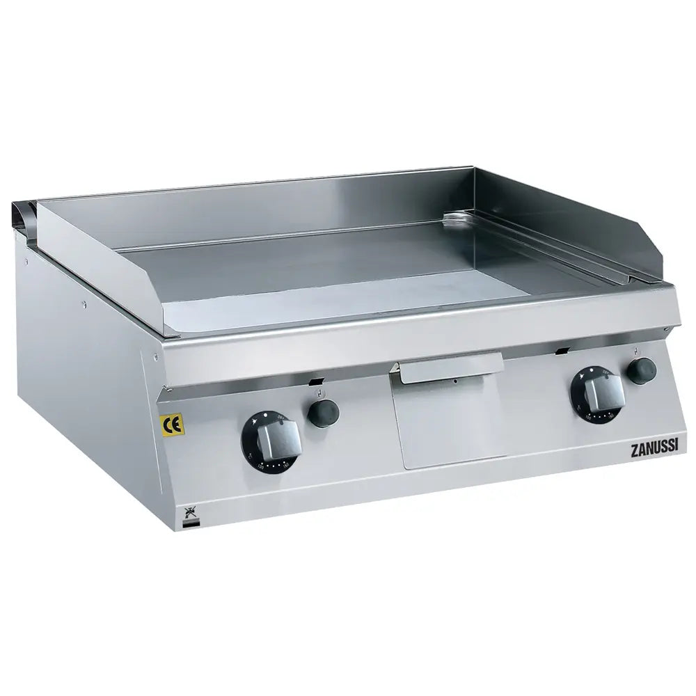 Gas 800mm Smooth Polished Chrome Plate Fry Top  372038