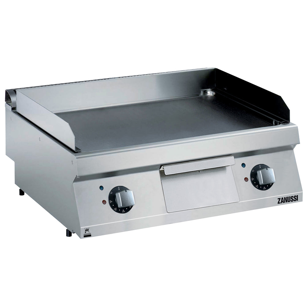 Electric 800mm Smooth Brushed Chrome Plate Fry Top 372340