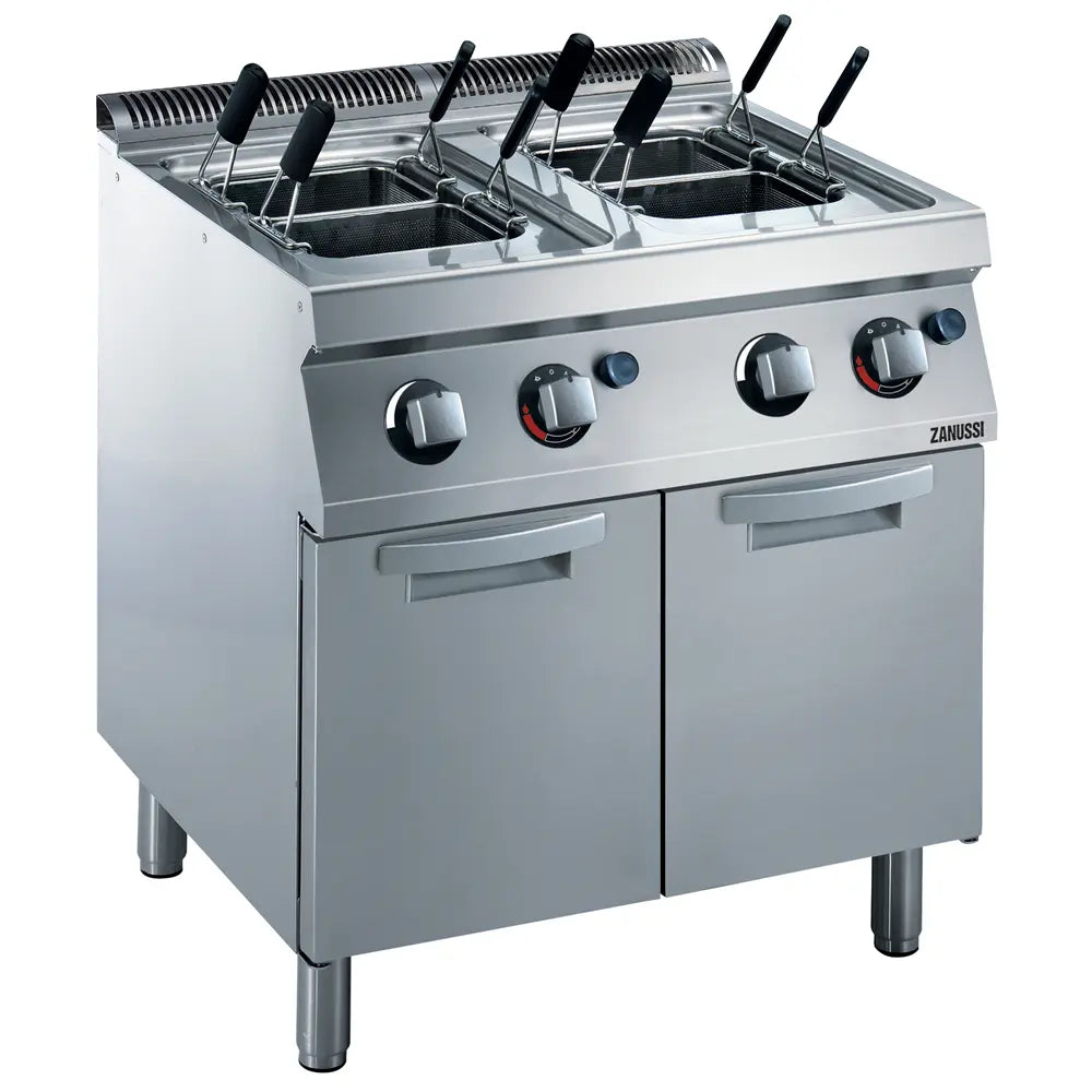Gas 800mm Twin Well 2 x 24.5L Freestanding Pasta Cooker 372351