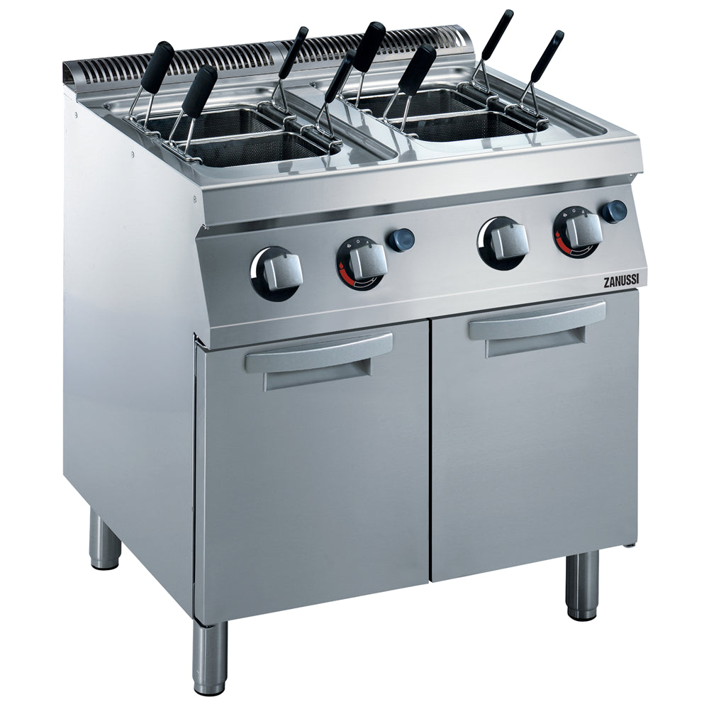 Gas 800mm Twin Well 2 x 24.5L Freestanding Pasta Cooker 372351