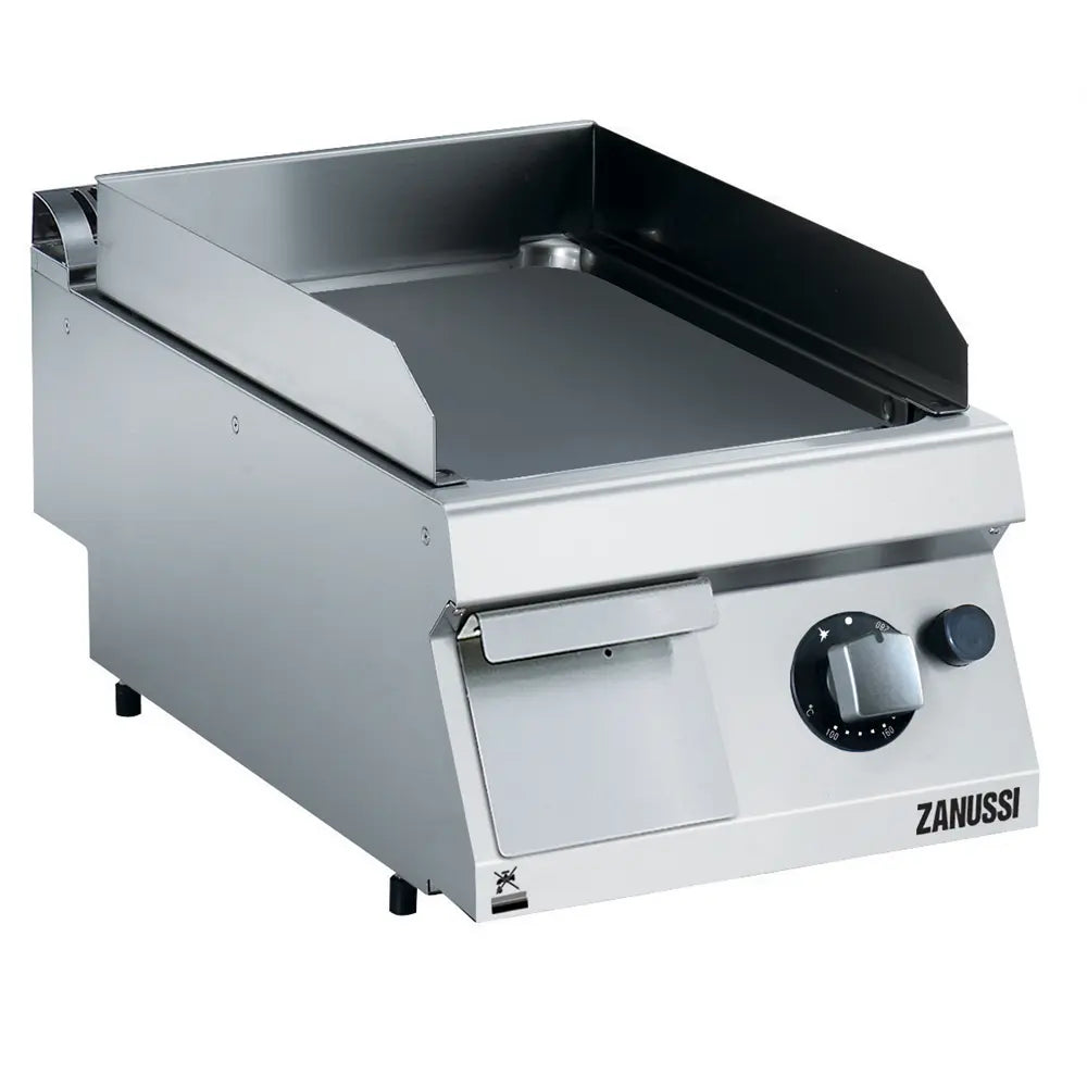 Gas 400mm Smooth Brushed Chrome Plate Fry Top  372320