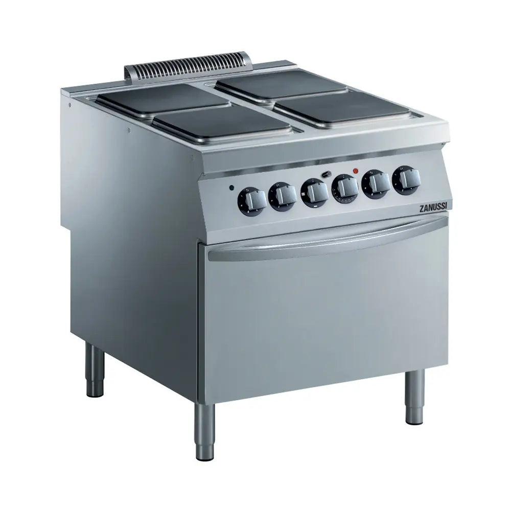 Electric 800mm 4 Hot Square Plate Boiling Top with Electric Static Oven 392041