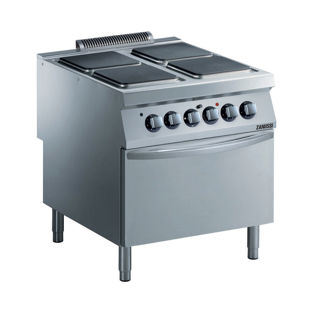 Electric 800mm 4 Hot Square Plate Boiling Top with Electric Static Oven 392041
