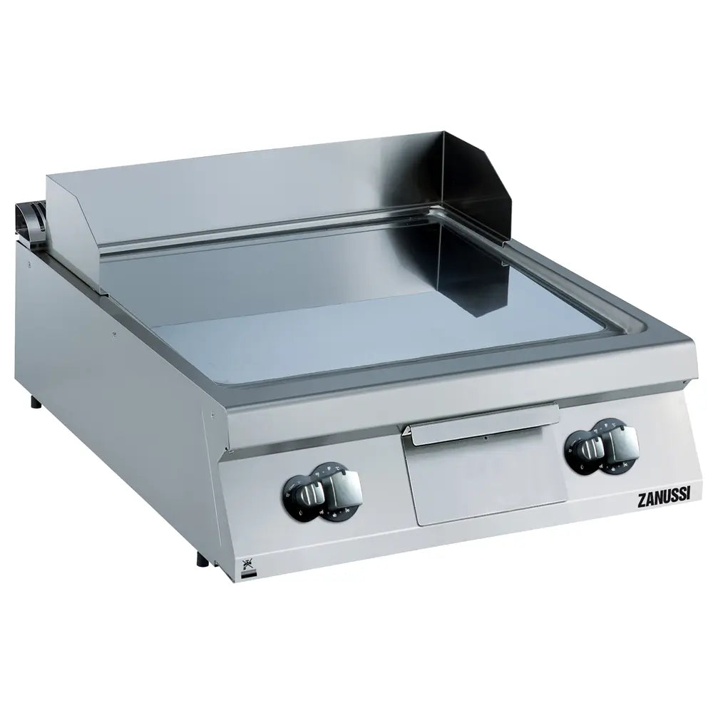 Gas 800mm Smooth Polished Chrome Sloped Plate Fry Top 392054