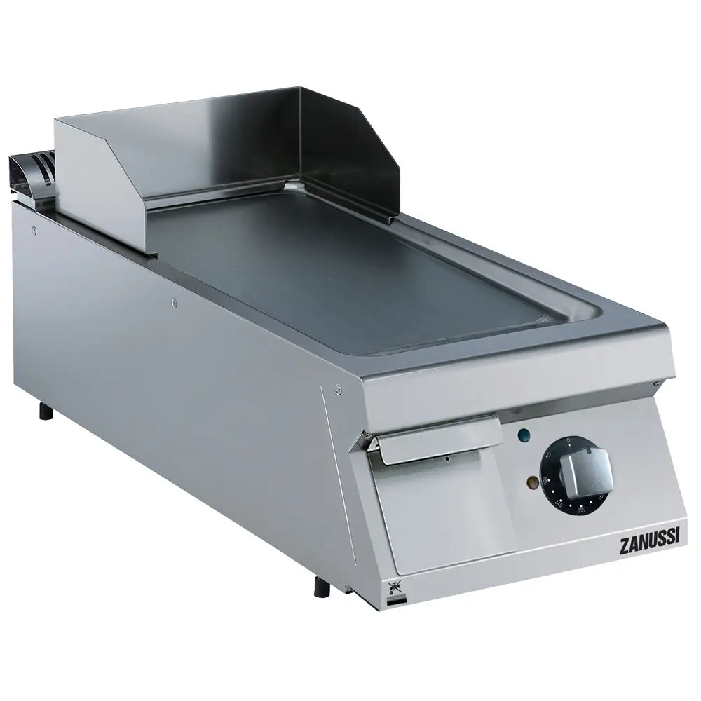 Electric 400mm Smooth Brushed Chrome Horizontal Plate Fry Top 392357