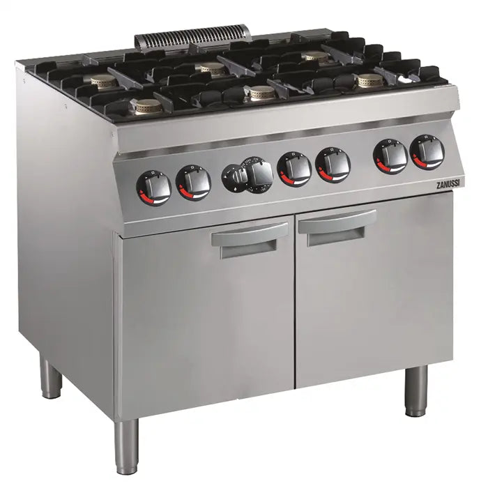 Gas 900mm 6 Open Burners with Large Gas Static Oven 372216