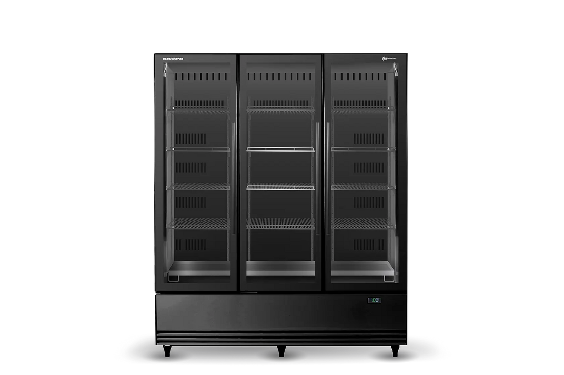 SKB1500N-A 3 Glass Door Display or Storage Fridge