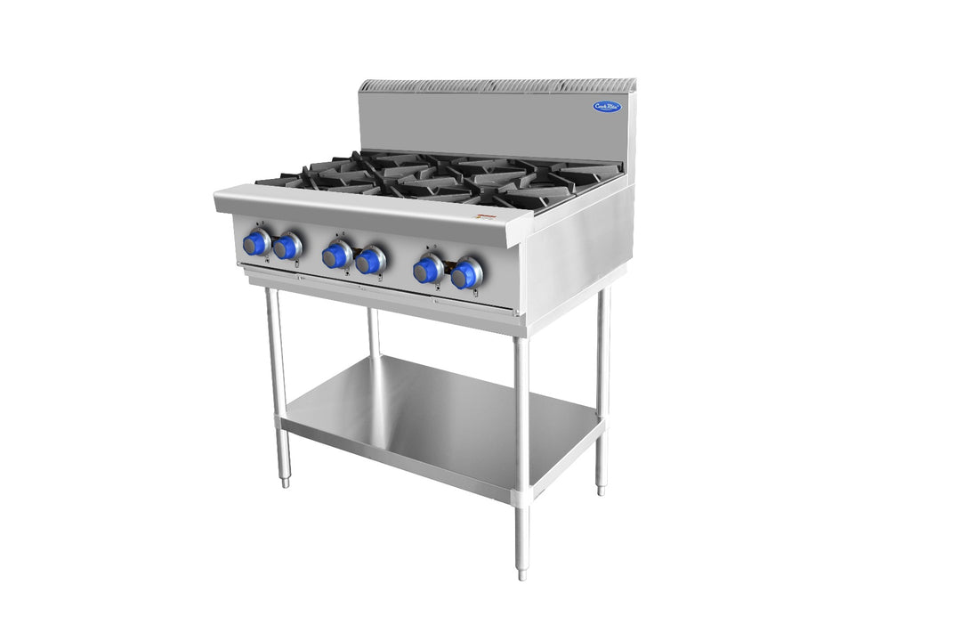 6 BURNER COOK TOP NG AT80G6B-F-NG