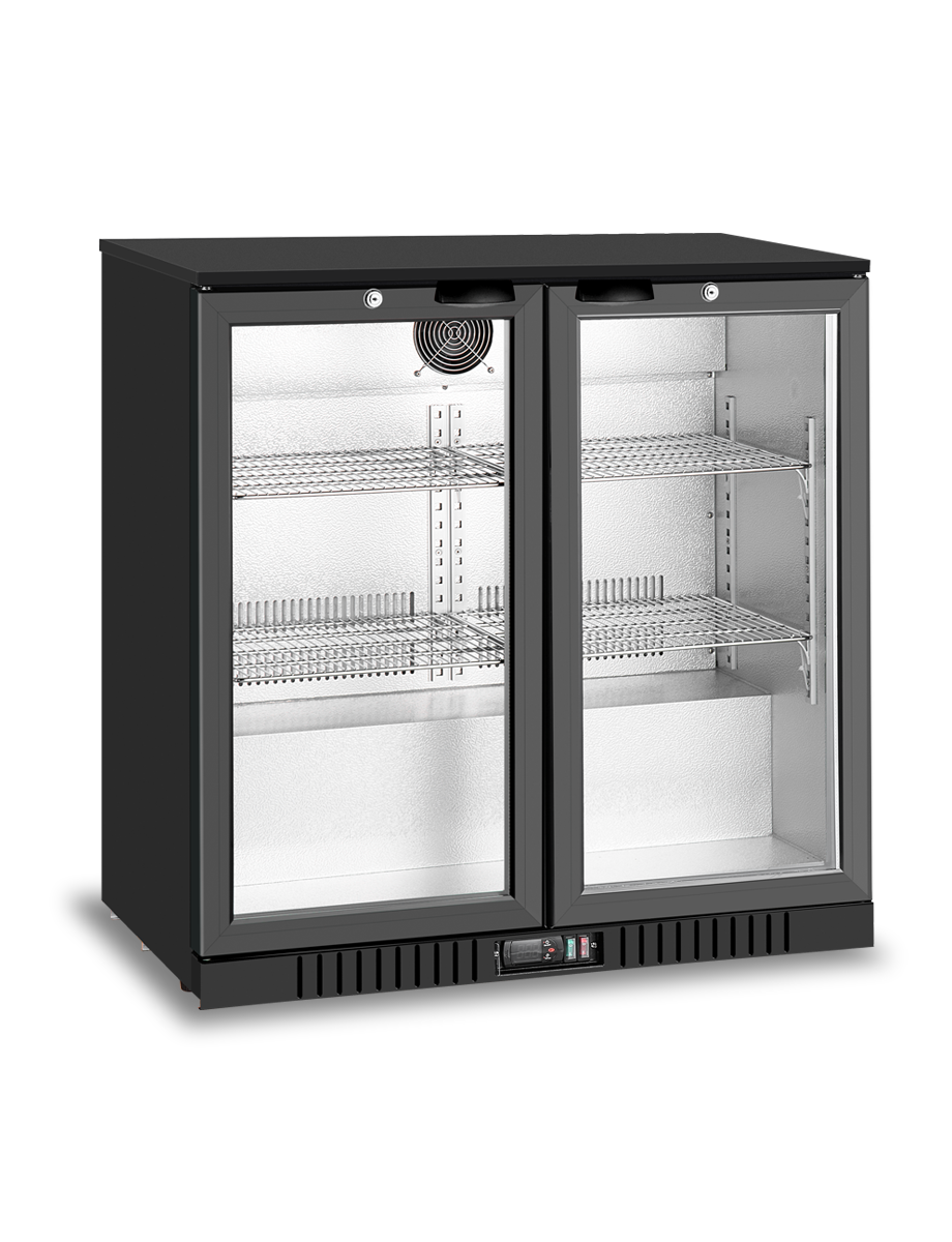 2 swing doors back bar cooler BB-208HEC