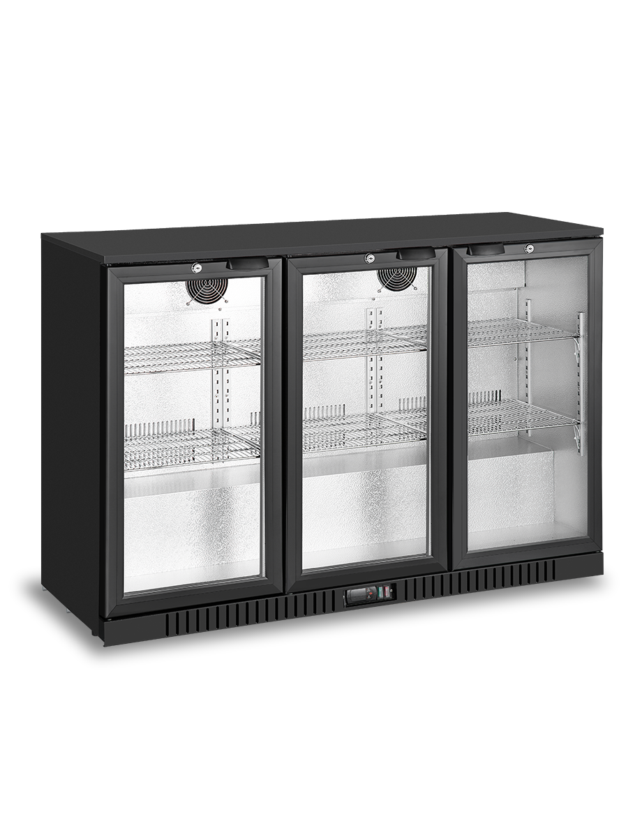 3 swing doors back bar cooler BB-330HEC