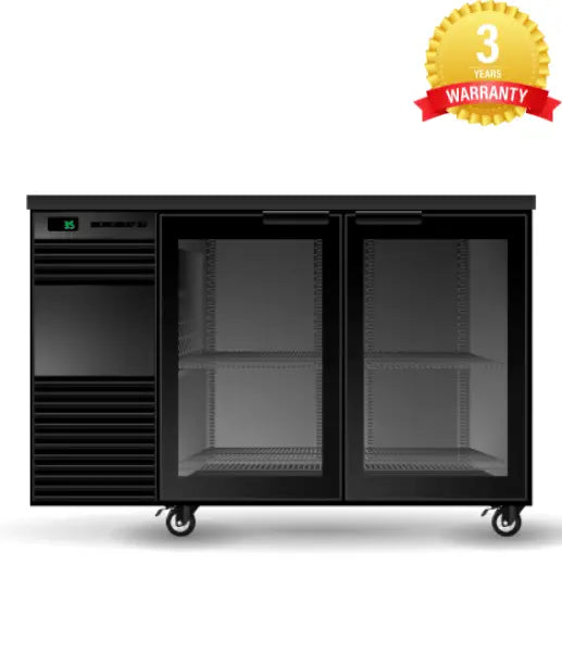 BackBar 2 Glass Swing Door Fridge BB.2.GSW