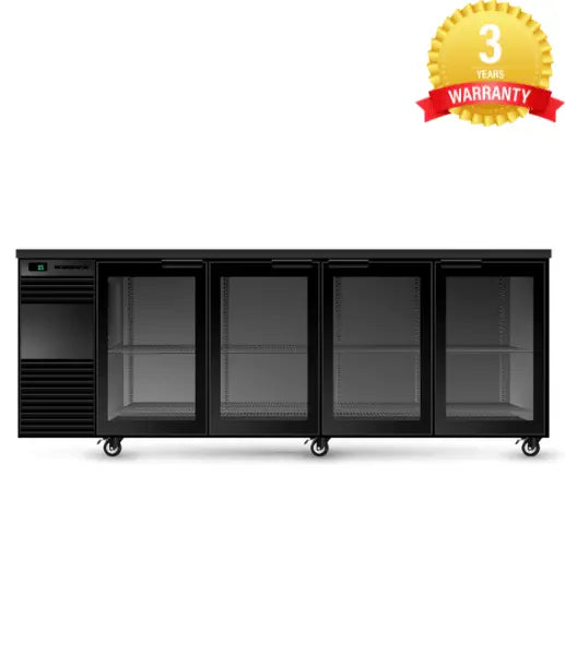 BackBar 4 Glass Swing Door Fridge BB.4.GSW