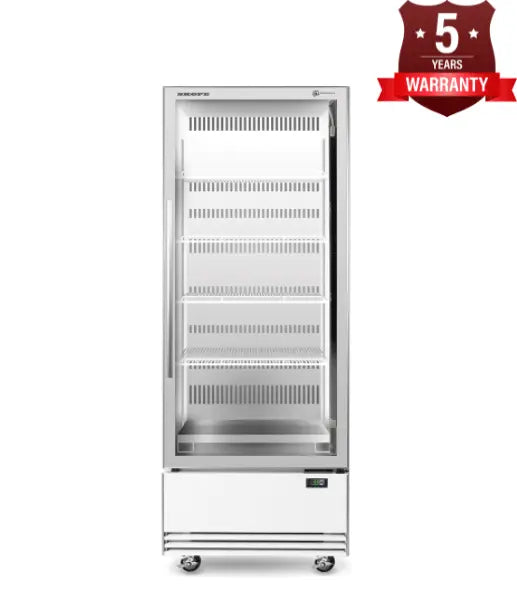 BME600N-A 1 Glass Door Display or Storage Fridge