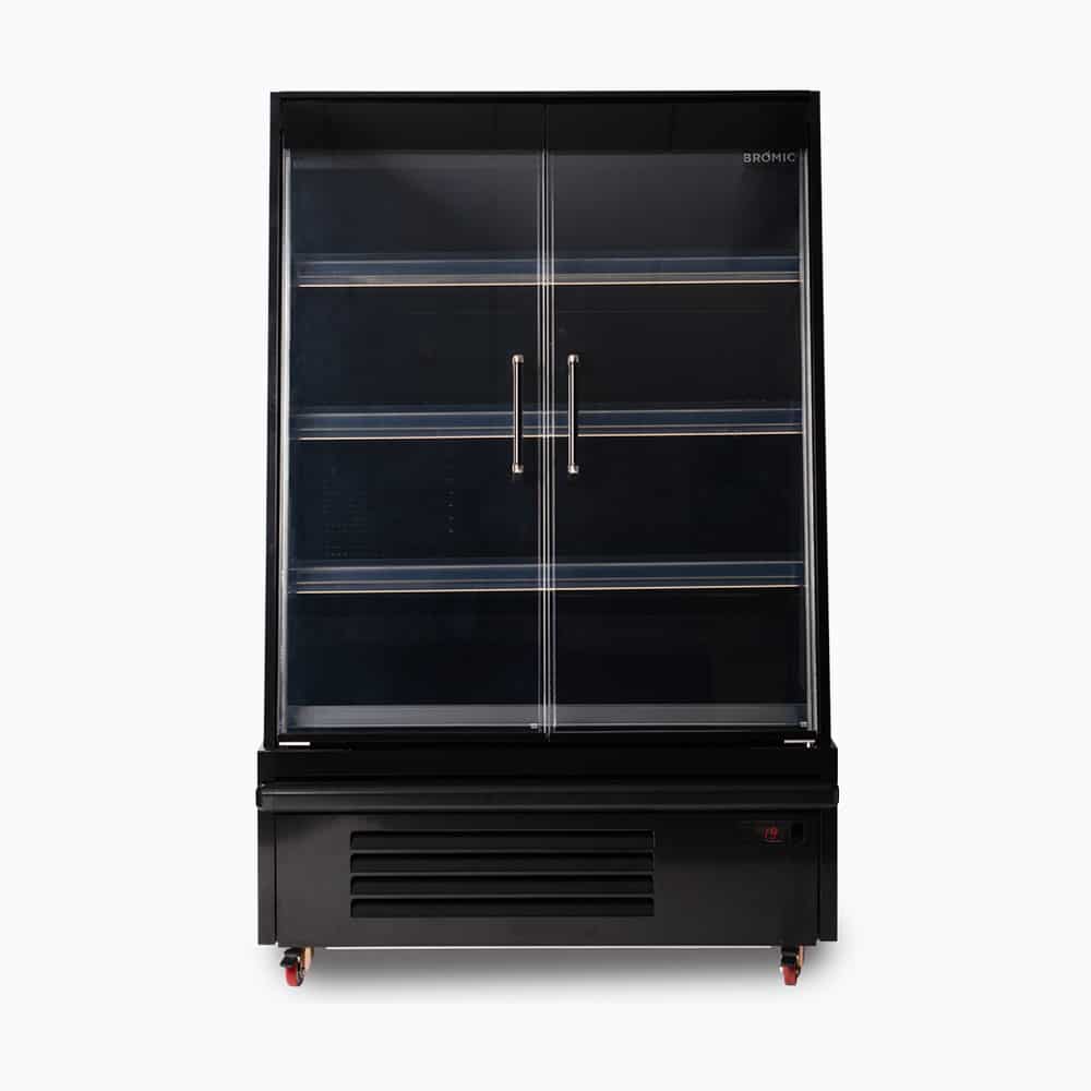 Semi Vertical Display Fridge - 938mm - 2 Doors - Hinged SVM1000HD-NR