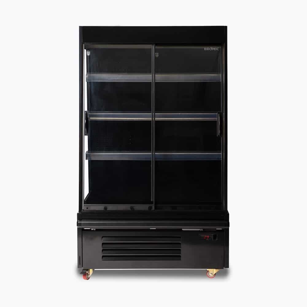 Semi Vertical Display Fridge - 938mm - 2 Doors - Sliding SVM1000SD-NR