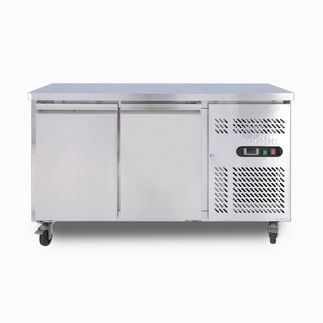 Under Bench Freezer - 282L - 2 Doors - Stainless Steel UBF1360SD-NR