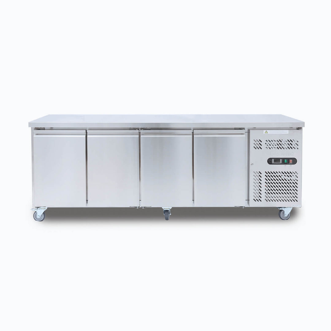 Under Bench Fridge - 553L -  4 Doors - Stainless Steel UBC2230SD-NR