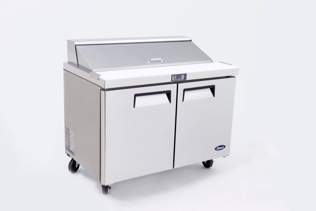 2 DOOR SANDWICH PREP TABLE FRIDGE 1225 MM MSF8302