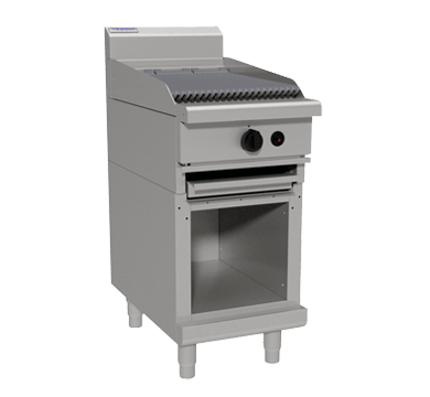 Waldorf 800 Series CHL8450G-CB - 450mm Gas Chargrill Low Back Version - Cabinet Base