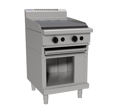 Waldorf 800 Series CHL8600G-CB - 600mm Gas Chargrill Low Back Version - Cabinet Base