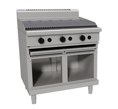 Waldorf Bold CH8900G-CB - 900mm Gas Chargrill - Cabinet Base