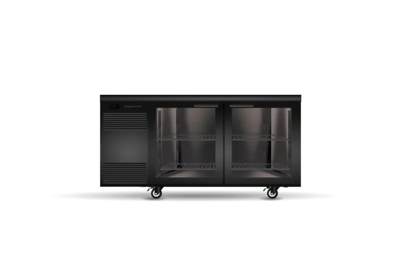 BackBar 2 Glass Swing Door CounterLine Fridge CL.2.GSW