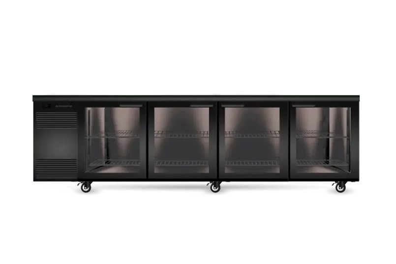 BackBar 4 Glass Swing Door CounterLine Fridge CL.4.GSW