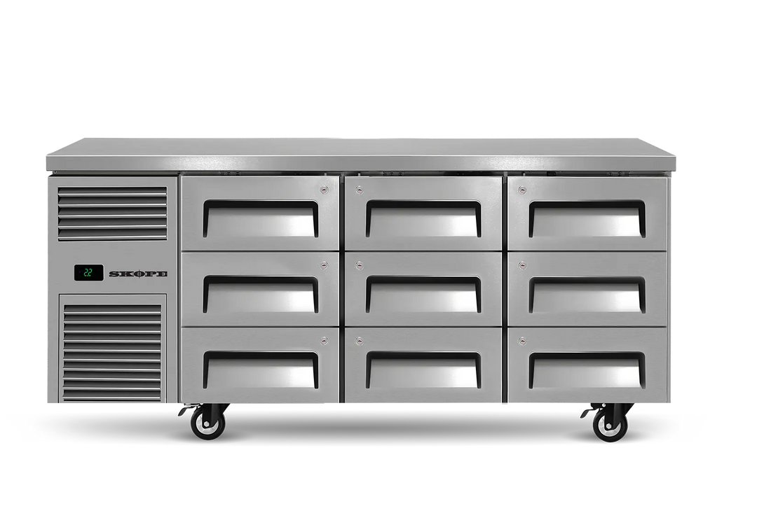 ReFlex 9 Drawer Underbench GN 1/1  Fridge RF7.UBR.3.D9