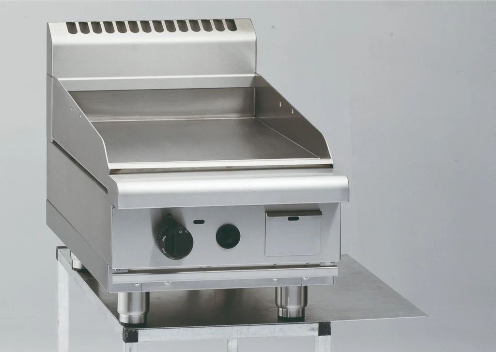 Waldorf 800 Series GP8450G-B - 450mm Gas Griddle Low Back Version - Bench Model