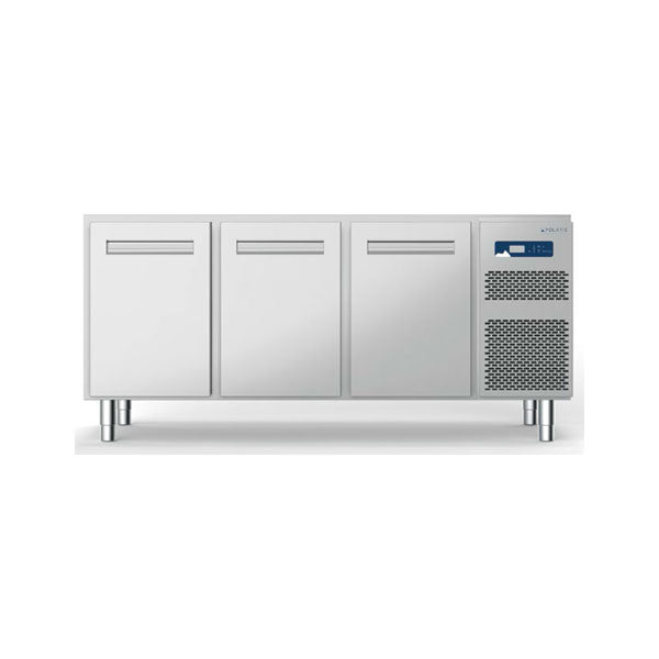 OW0371 BT 279L Capacity Three Door Refrigerated Table | Self Contained | -15°C to -20°C